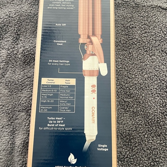 Conair Double Ceramic Triple Barrel Waver new never opened - Picture 5 of 6